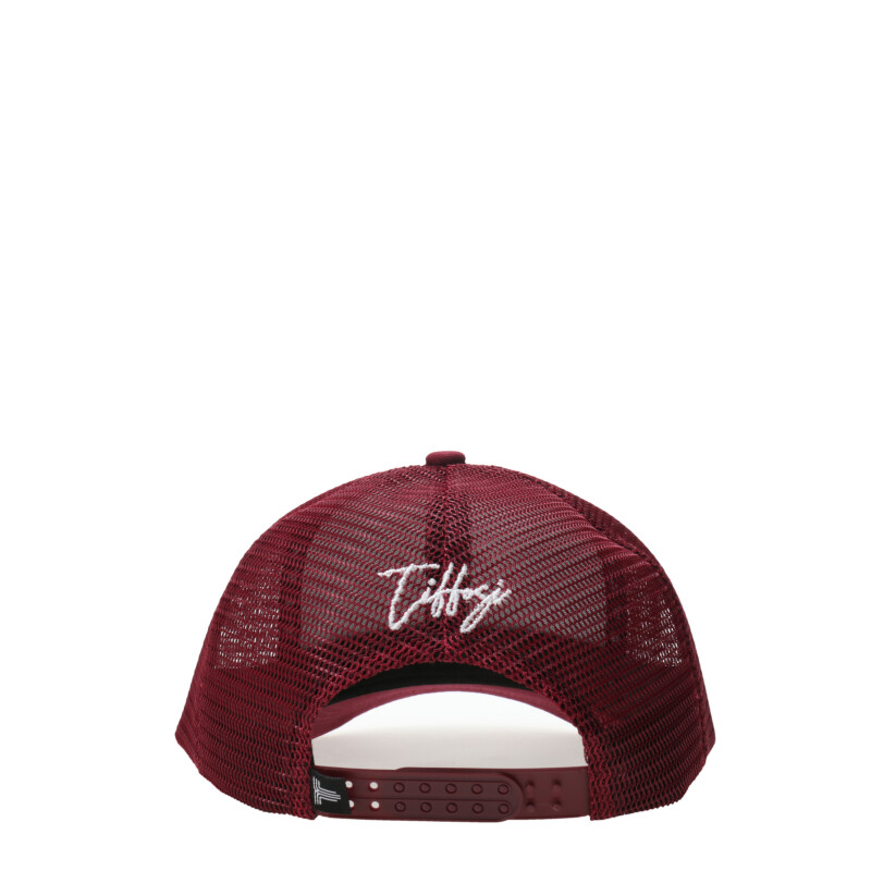 Gorro Tiffosi Bordada Bordó - Blanco