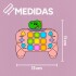 Joystick Consola Interactiva 15 Botones Con Luces Y Sonido DINO ROSA
