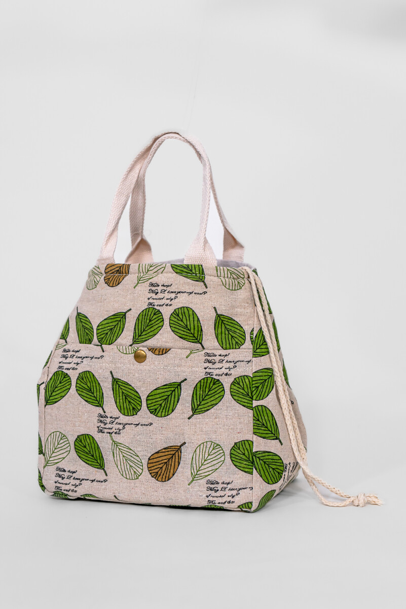 Lunchera Termica Hojas - Estampado 2 