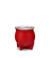 Mate de Cerámica Chico delta Summer Rojo Pasión