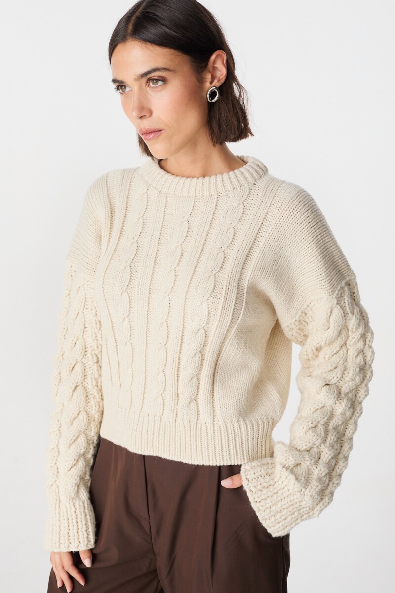 Sweater Sakura Crudo