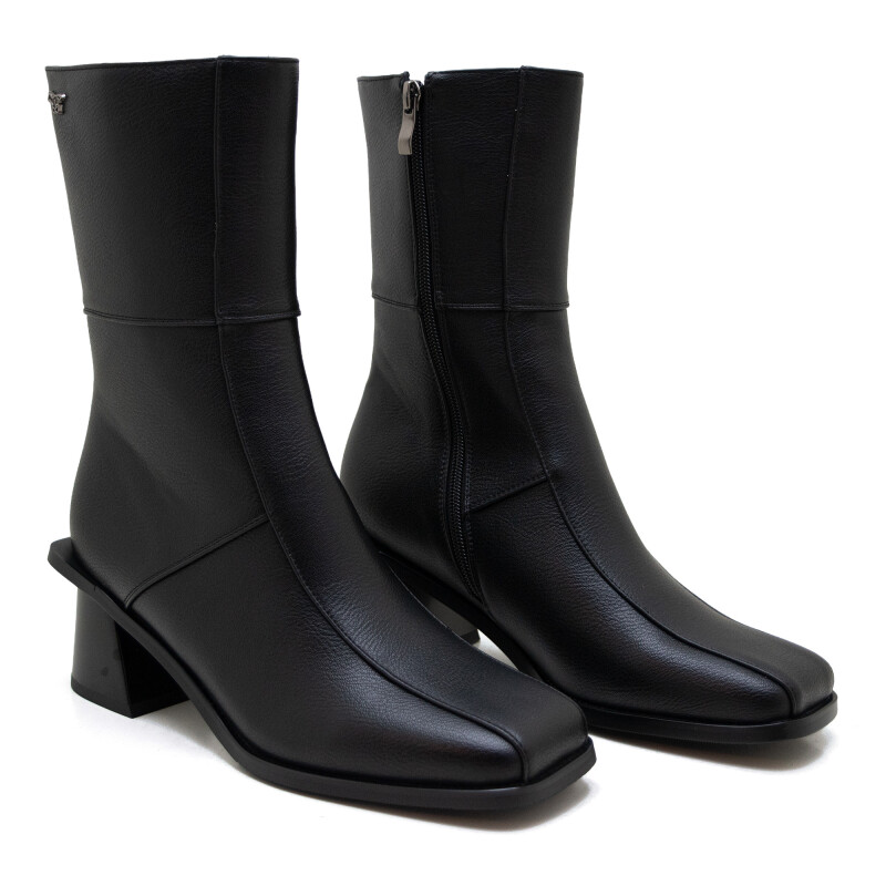 Botas Country taco cuadrado de Mujer - HX3201-C1307 Negro