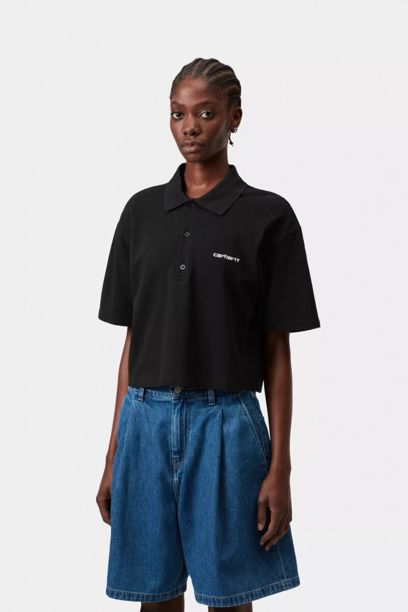POLO SCRIPT Negro