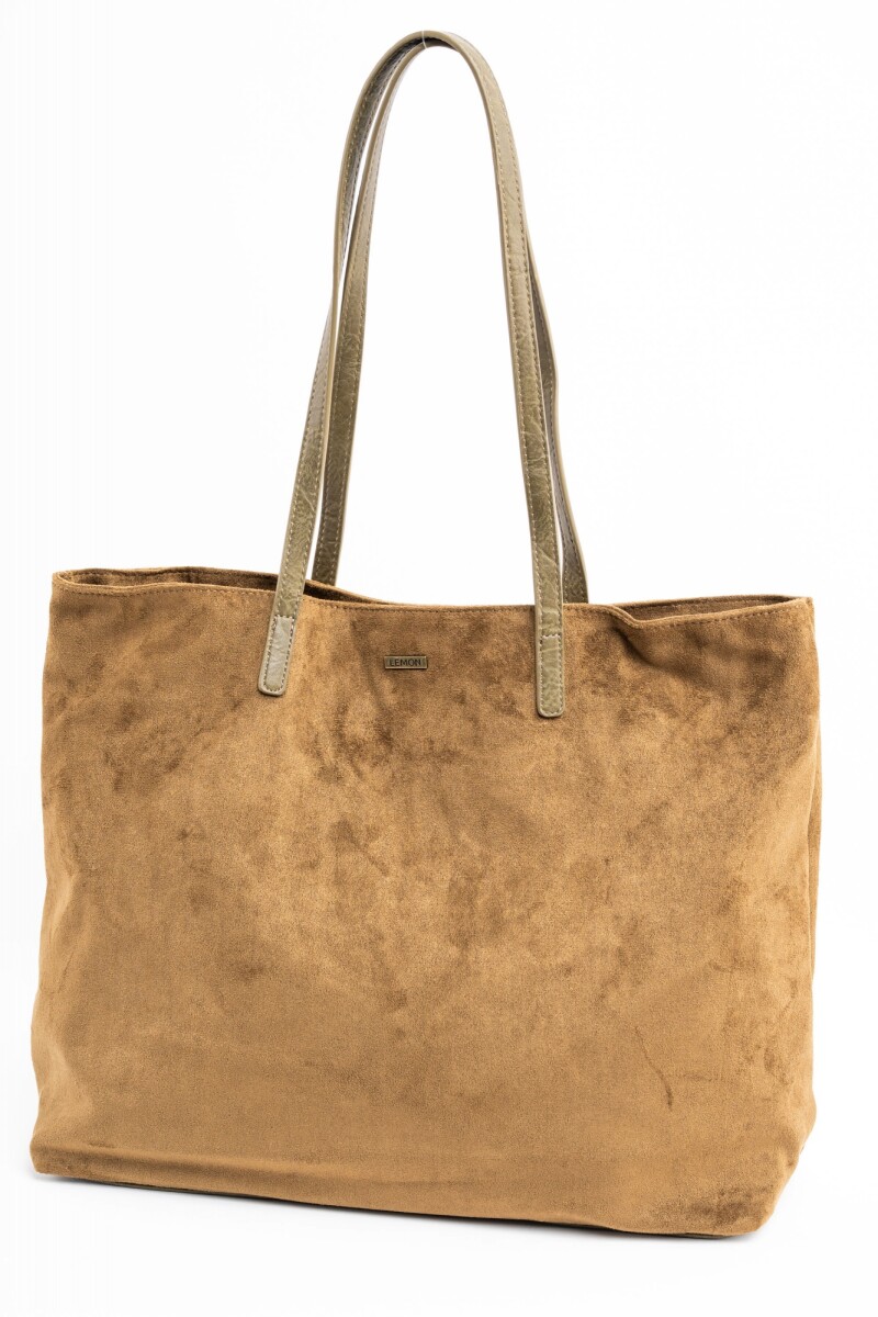 Travel Bag Gamuza Vegana Oliva