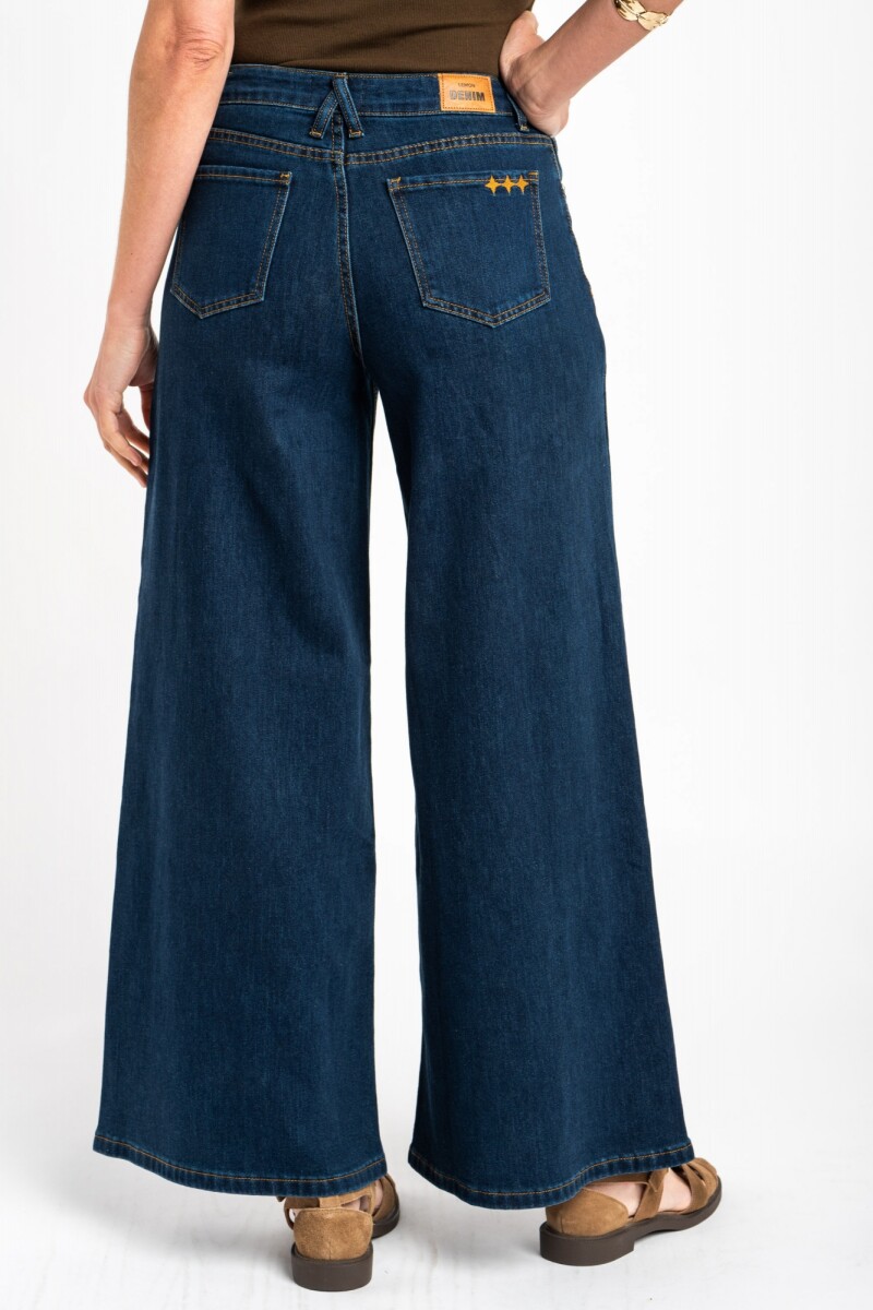Jean Wide Leg Jean Oscuro