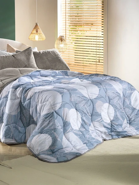 ACOLCHADO FLANNEL POLIESTER GRIS