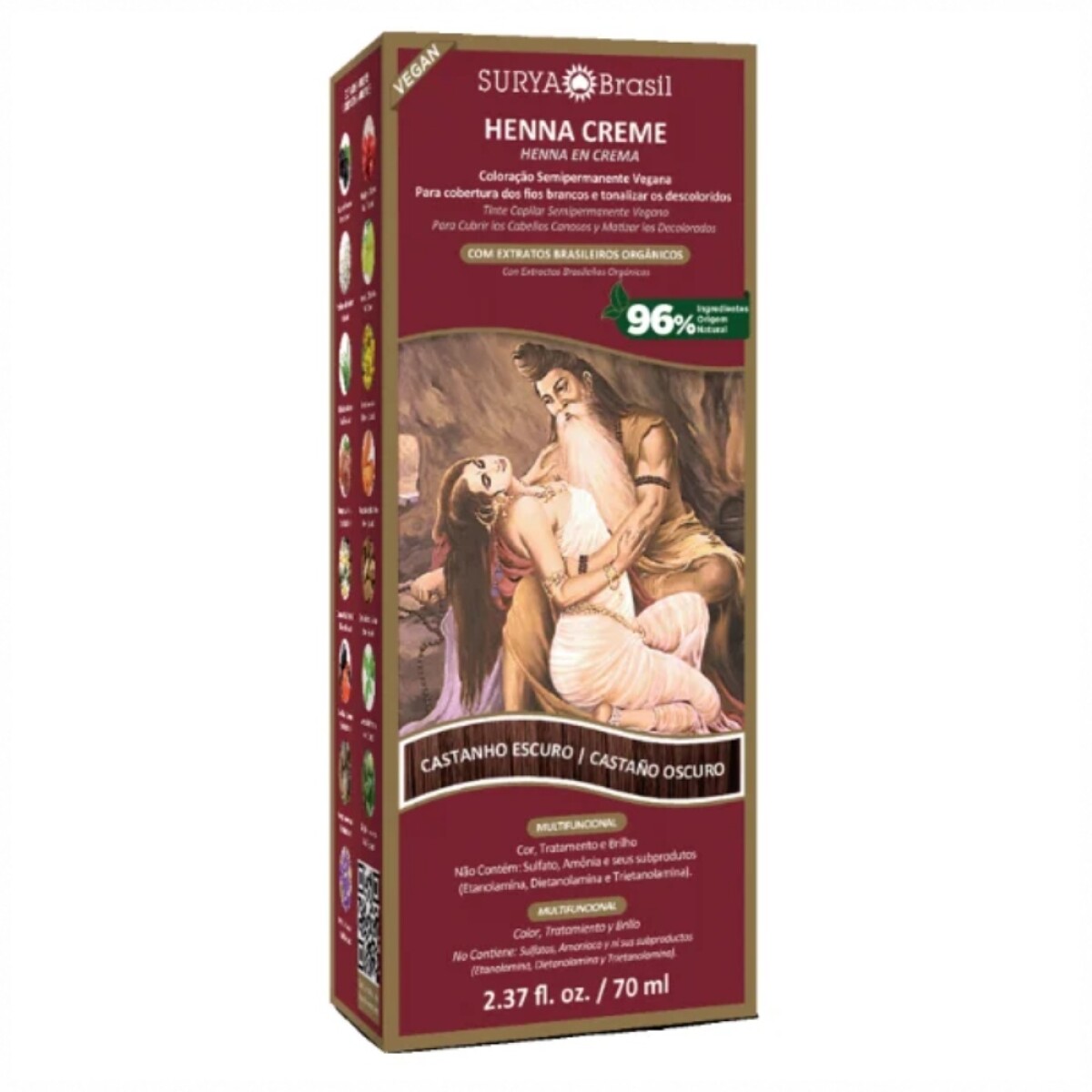 Tinta Surya Henna Crema Castaño Oscuro 70ml 