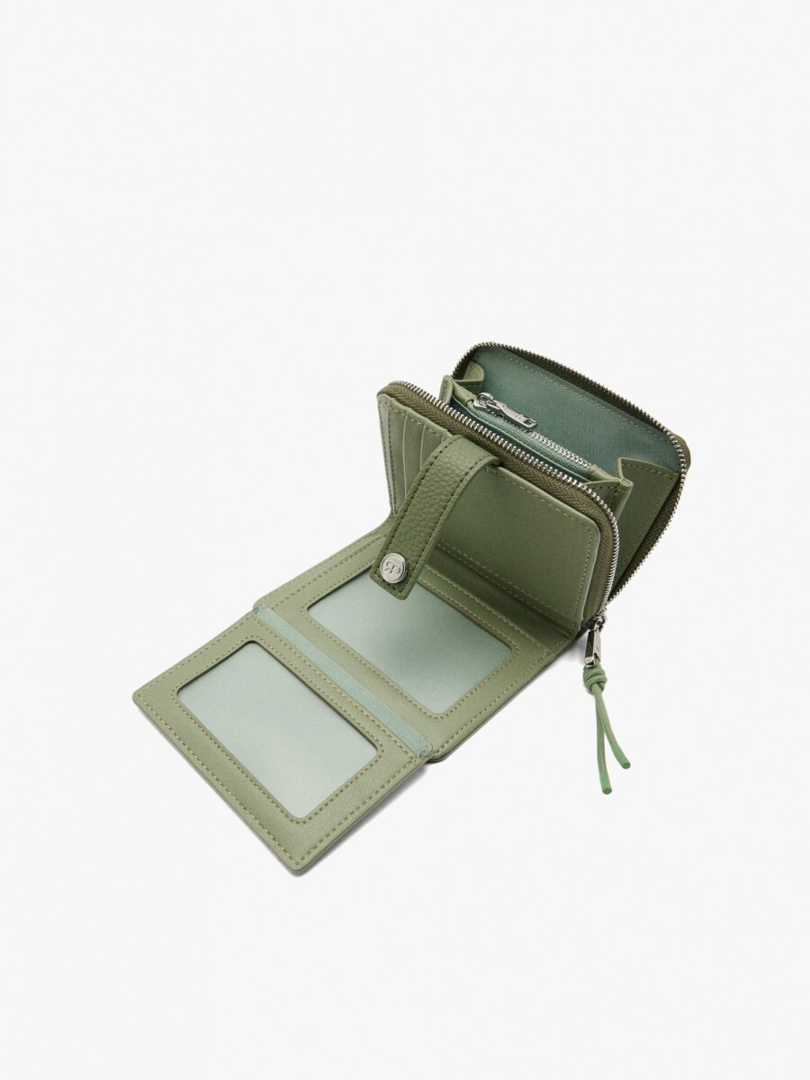 Cartera Con Textura caqui