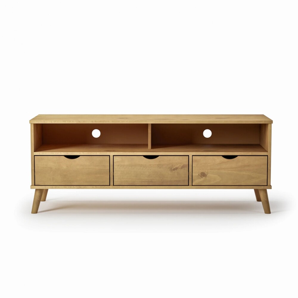 Rack 3 Cajones Madera - Linea Dublin Marrón