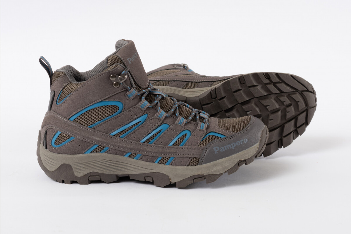 BOTIN RAPTOR Taupe/azul