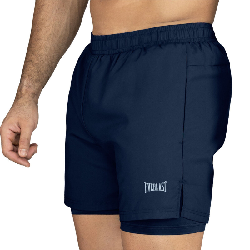 SHORT MEN POLY VERLAST 2-IN-1 URBAN 5"-NA AZUL NAVI