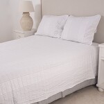 Cubrecama Col.Finezza Serena Blanco Full – Queen
