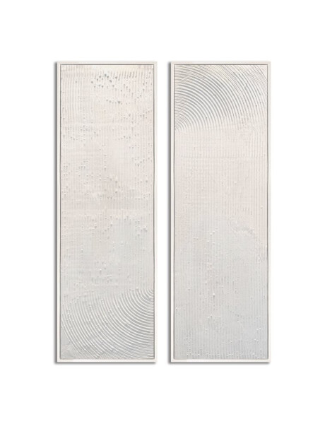 SET 2 CUADROS 40x120cm MARCO PINTURA LINEAS SET 2 CUADROS 40x120cm MARCO PINTURA LINEAS