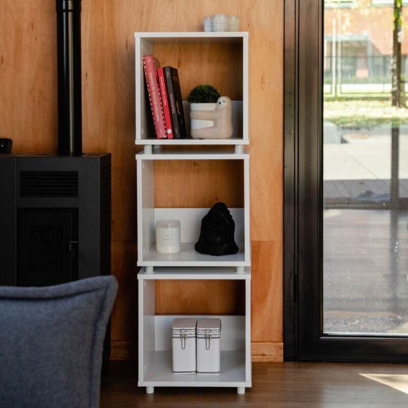 Cubo apilable de madera Cubo apilable de madera