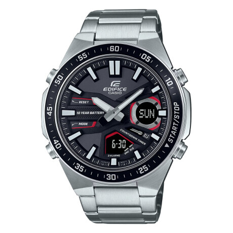 Reloj Edifice Deportivo Acero Inoxidable Plata 0