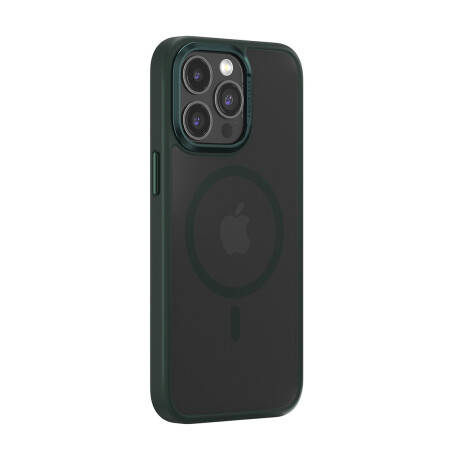 Protector Case con Borde Anti-Shock Joy Elegant Magnetic para iPhone 15 Green