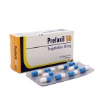 PREFAXIL 50 MG CJ X 30 CAPS. única