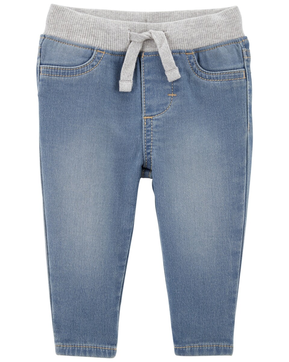 Pantalón de jean cintura elástica 