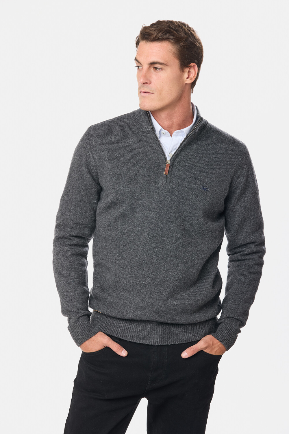 BUZO DE LANA DE ABRIGO Gris