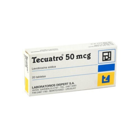 Tecuatro 50mcg 20 Tabletas Tecuatro 50mcg 20 Tabletas