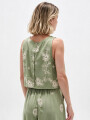 Musculosa Ferae Verde Grisaceo