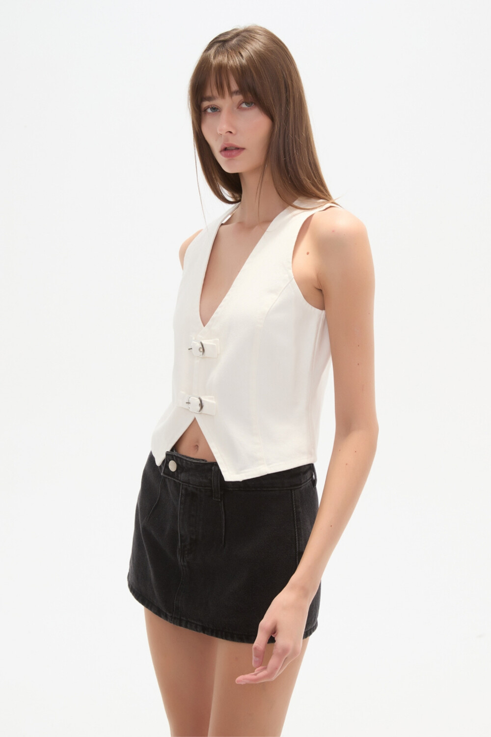 Chaleco Palmanova Marfil / Off White