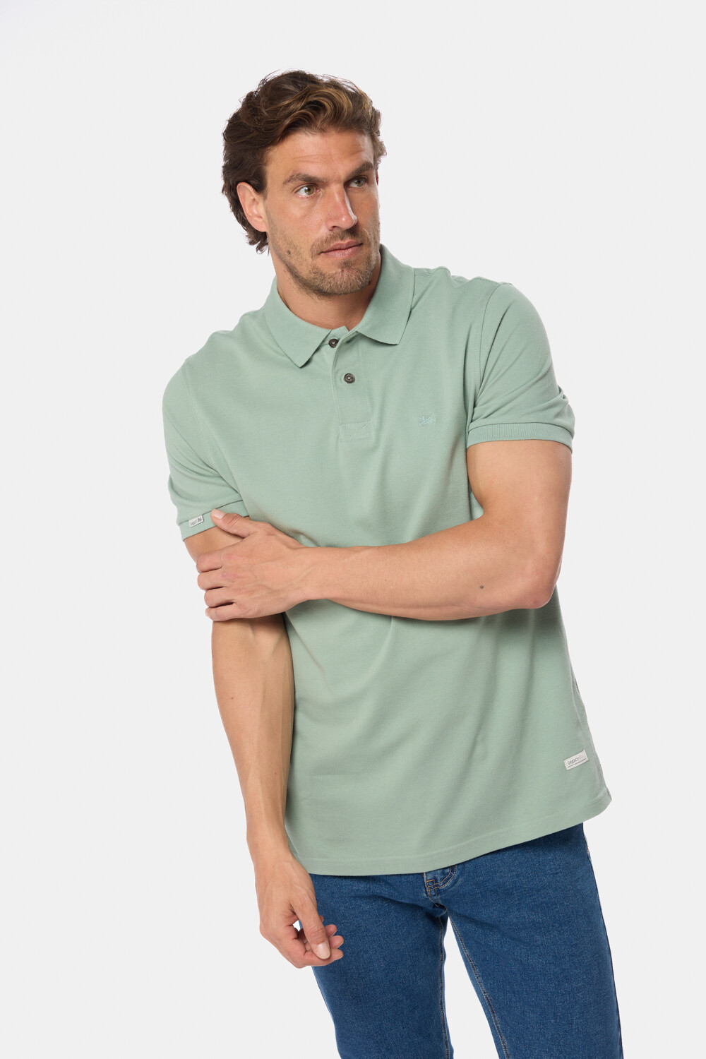 REMERA POLO PIQUE LISA Verde