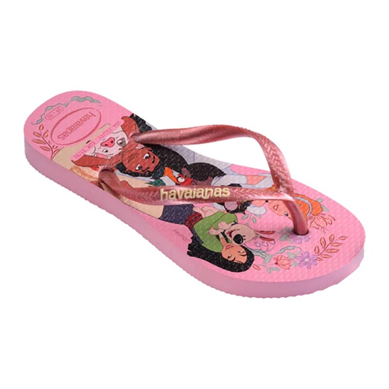 Sandalias Havaianas Kids Slim Princess Niños Rosa/rosa