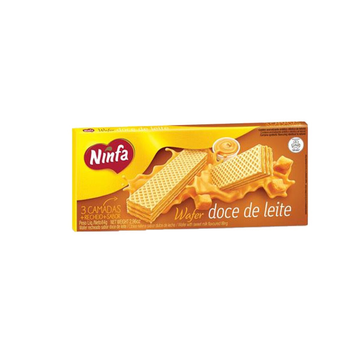 Waffle Ninfa 100grs - Dulce de Leche 