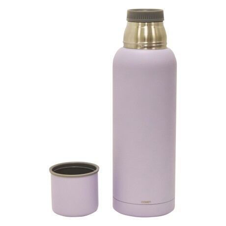 Termo Bala S/Manija Acero Inox 1Lt Mantiene Frío Calor Comet Lila