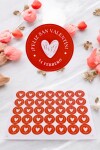 Stickers san valentin plancha DISEÑO 7
