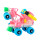 Patines Extensibles Ajustables 4 Ruedas Talle 22/36 Rosa