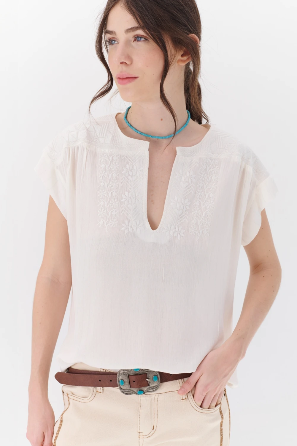 BLUSA SILVER BORDADA blanco 2