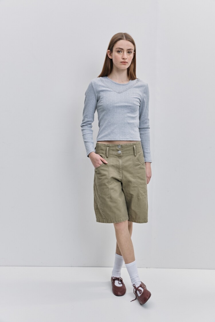 REMERA RUGA Gris Melange