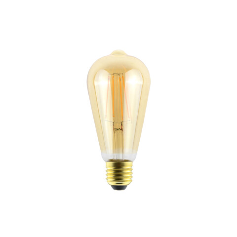 Lámpara LED vintage velón ámbar E27 7W luz cálida IX1871
