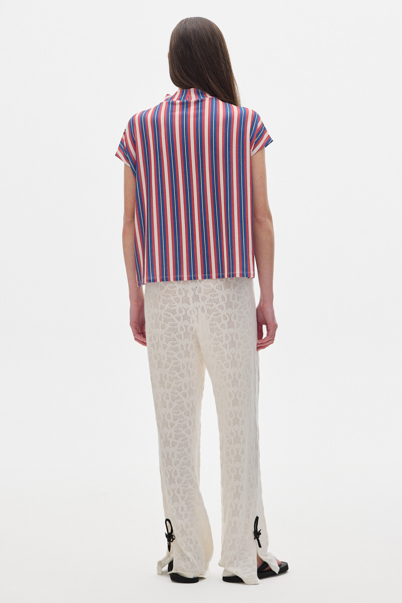Blusa Yuri ST Blue/Bordeaux