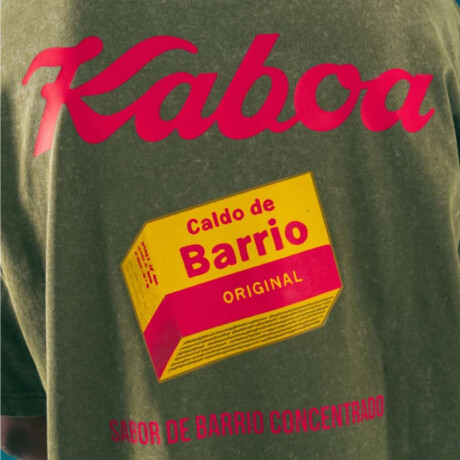 Remera Kaboa Caldo De Barrio Verde