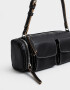Bandoleras Bandolera Multipocket Suede - Negro