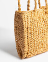 Complemento Marroquinería Basicos Cartera Efecto Rafia - Marron Beige