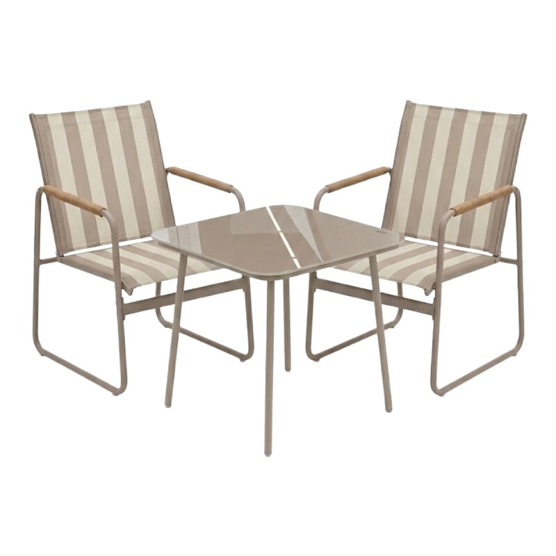 JGO JARDIN BEIGE COMB 3PZAS Unica