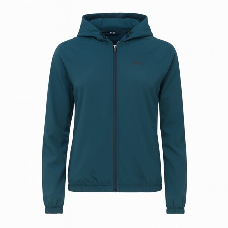 CAMPERA MUJER ROMPEVIENTO CON CAPUCHA FILA AZUL
