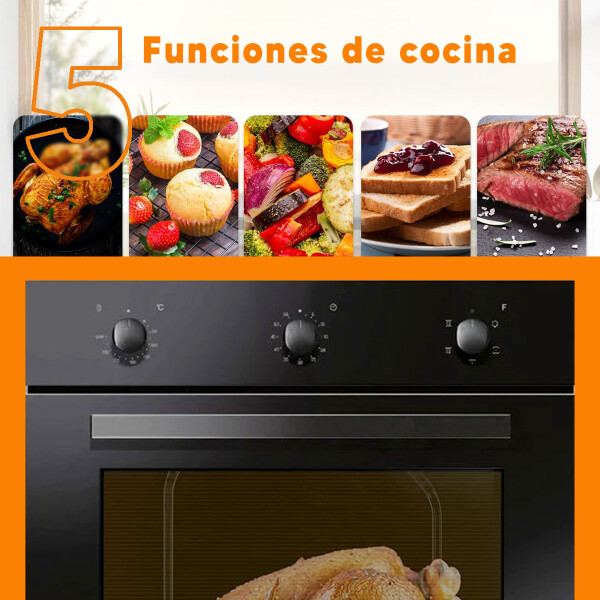 Horno Eléctrico De Empotrar Candy Fcp502n/e HORNO DE EMPOTRAR CANDY FIDCN502 NEGRO