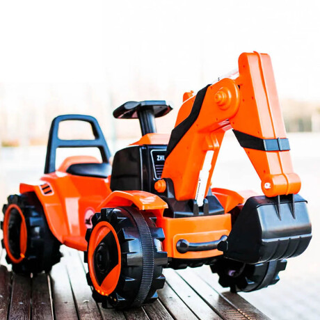 Excavadora Infantil Auto A Batería C/ Pala Luz Música Excavadora Infantil Auto A Batería C/ Pala Luz Música