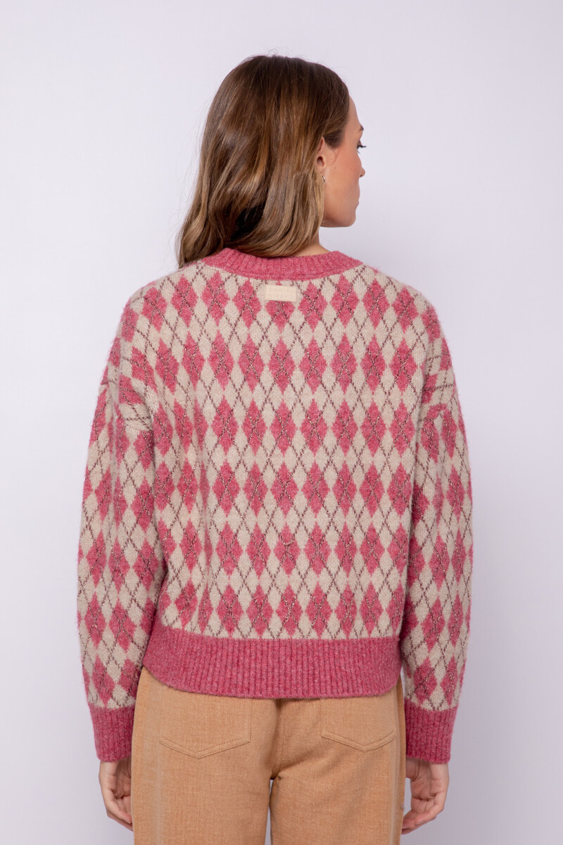 SWEATER IDANO Bordó Merlot