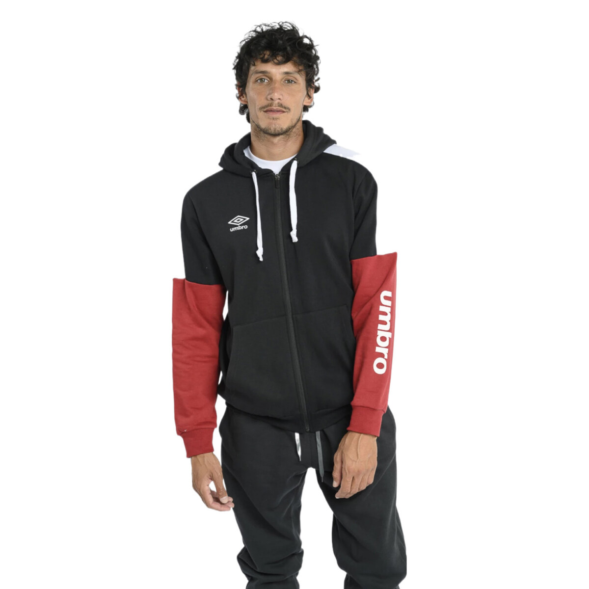 Canguro de Hombre Umbro Full Zip - Negro 