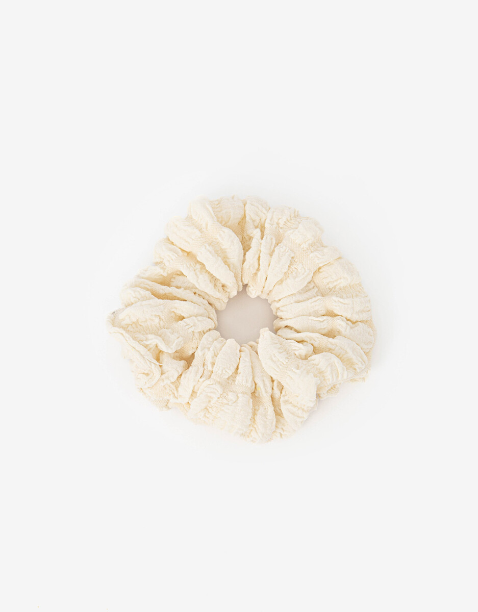 Scrunchie Con Textura 