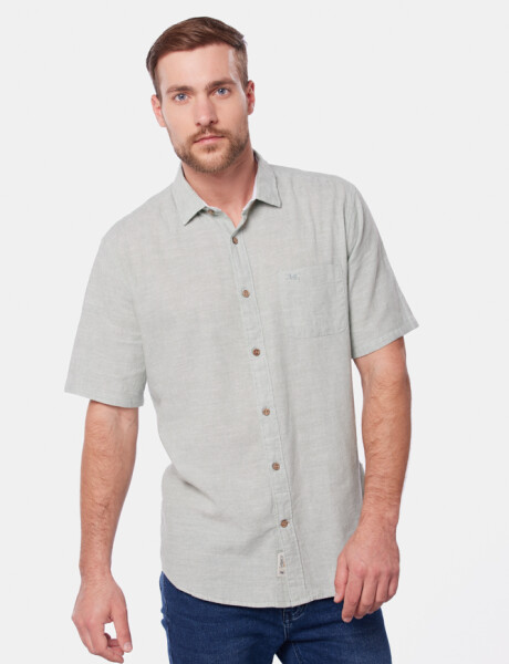 CAMISA DE LINO Verde