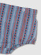Pantalon Corto Estampado Azul Nuevo