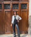 Chaqueta metalizada Plata