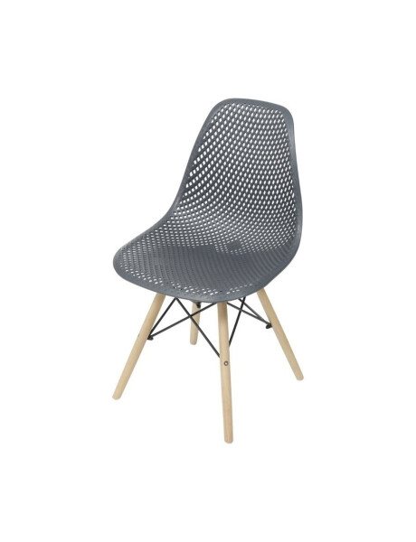 SILLA EAMES COLMENA COMEDOR BASE MADERA NEGRA SILLA EAMES COLMENA COMEDOR BASE MADERA NEGRA